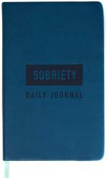 Sobriety Daily Journal - Blue Leather